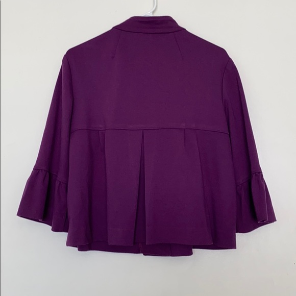 Purple jacket with felt buttons | Large - Picture 2 of 4